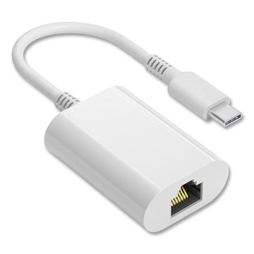 NXT Technologies™ Usb To Ethernet Adapter, Usb Type C Male-rj-45 Female, 6, White freeshipping - TVN Wholesale